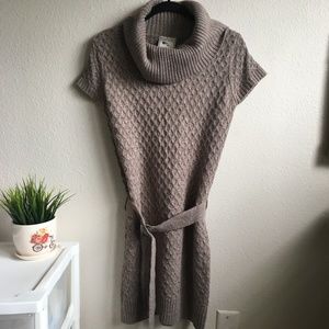 🏈 3/$15 KNIT SWEATER DRESS W COWL NECK #357